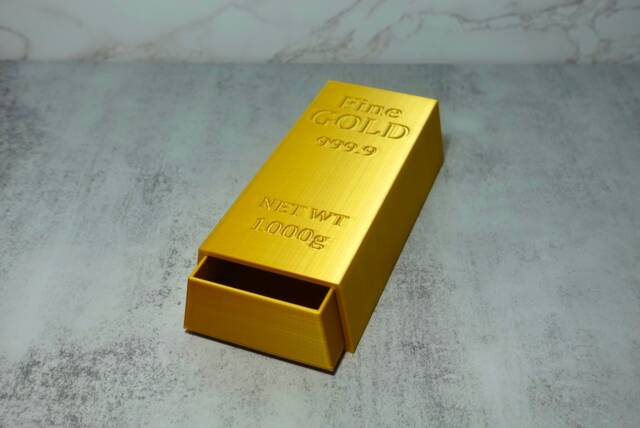 Gold Bar Organizer - Compact Storage Solution For Jewelry Or Desk Supplies - image 1