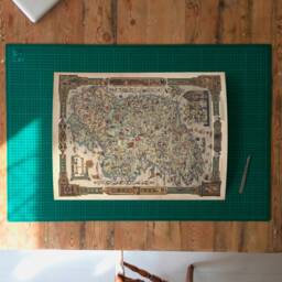 Old Map Of Ireland - Pictorial Vision Irish History St Patricks Day Gift Archival Print - Americanirish - thumbnail 2