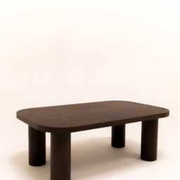 Rectangular Light Wood Coffee Table - thumbnail 3