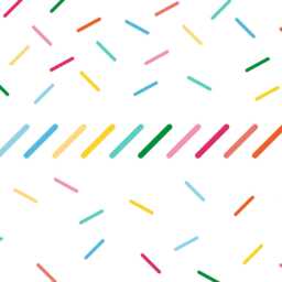 Pack Of 200 Rainbow Sprinkle Wall Stickers, Minimalist Confetti Decals, Kids Room Decor - thumbnail 2