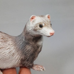 Custom Ferret Figurine Personalized Pet Portrait - thumbnail 4