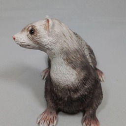 Custom Ferret Figurine Personalized Pet Portrait - thumbnail 3