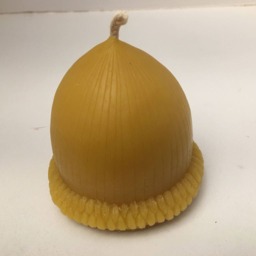 Acorn Beeswax Candle Brown , Large Candle. 3 Inches Tall X Wide - thumbnail 4