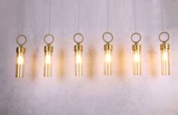 Modern Chandelier Dining Room Lighting, Glass Prism Pendant Ceiling Lights, Kitchen Island Decor Mid Century Light Fixture - thumbnail 1