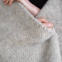 Handmade Wool Rug Cozy Hand Woven Bedroom Carpet - 59.06'' X 78.84''/150??200cm 59.06'' 157.48''/150??400cm - thumbnail 2