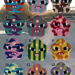 Handmade Punch Needle Wall Hanging Kids Room Decor - thumbnail 4
