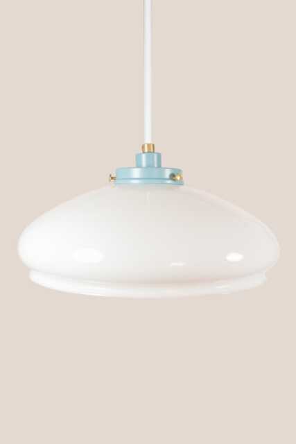 Barbara Vintage Pendant Light Mcm Hanging Handcrafted Glass Lamp Retro Ceiling Fixture Yugoslavia Gold Brass - image 1