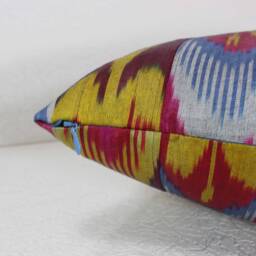 Hand Dyed Ikat Pillow Cover - thumbnail 4
