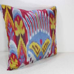 Hand Dyed Ikat Pillow Cover - thumbnail 2