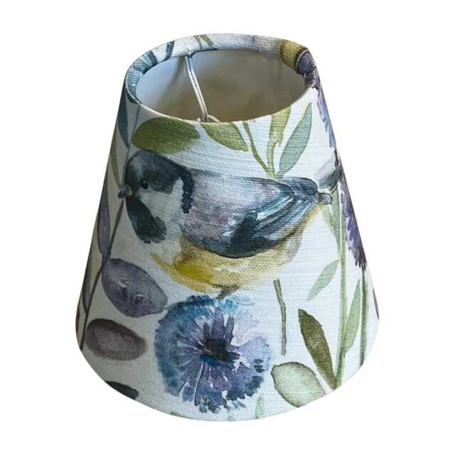 Morning Chorus Candle Clip Handmade Lampshade, Chandelier Lampshades, On Lampshade - image 1
