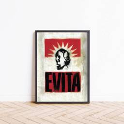 Evita Musical Poster Print, Broadway Theatre London West End Framed Wall Art Christmas Gift For Lovers - thumbnail 1