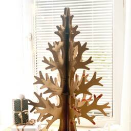 Eco-Friendly Holiday Decor Compact Christmas Tree, Sustainable & Space-Saving 90 cm Xmas Tree - thumbnail 2