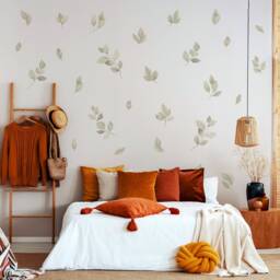 Blossom Branches & Leaves Wall Decals, Plastic-Free Stickers