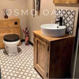 Alnwick - Bathroom Vanity Unit Handmade Reclaimed Timber Rustic Cabinet Custom Size Options - thumbnail 2