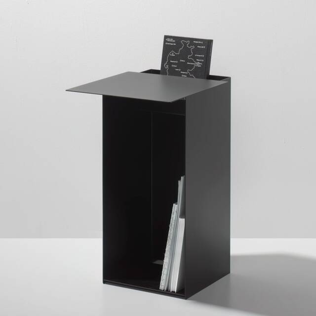Shift Side Table in Black Usable As Coffee Table & Nightstand - image 1