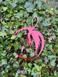 Red Dragon Metal Ornament Welsh Christmas Tree Decoration Wall Art Hanger Circular Birthday Gift For Mother Wales Patriot - thumbnail 1