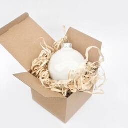 Christams Bauble With Winter Twig in Black, Gold Or Silver - thumbnail 4