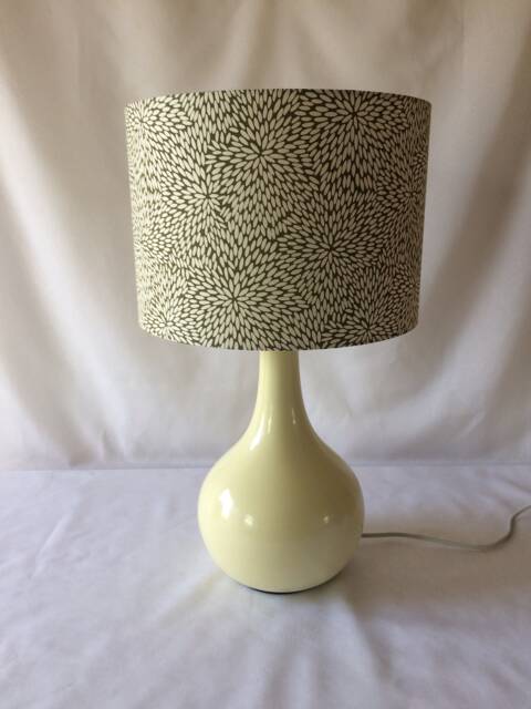 Lampshade 30 cm Wide 21 High - Handmade With Hand Silk Screen Printed Japanese Chiyogami Paper - image 1