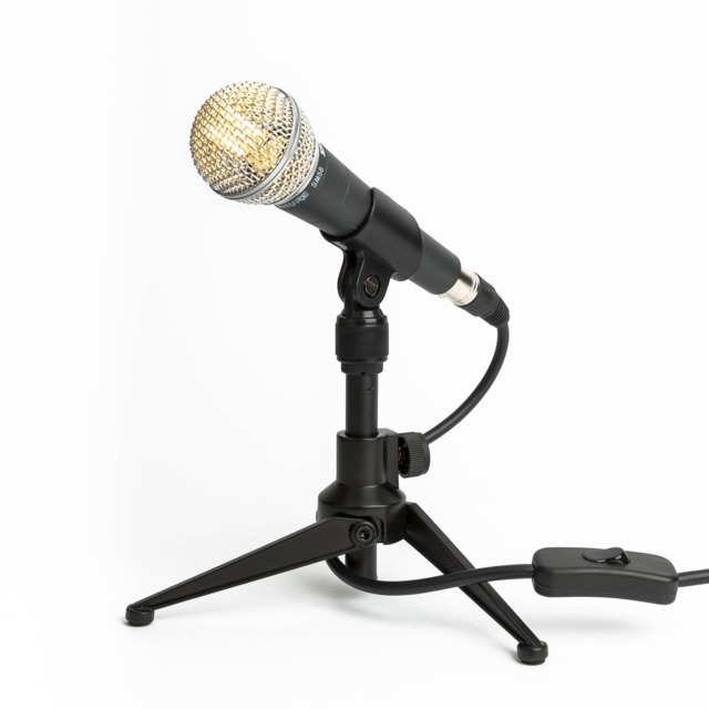 Sm58 Desk Lamp/Home Recording Studio Table Light Music Broadcast Live Concert Man Cave Hi Fi Rock Festival 21 - image 1