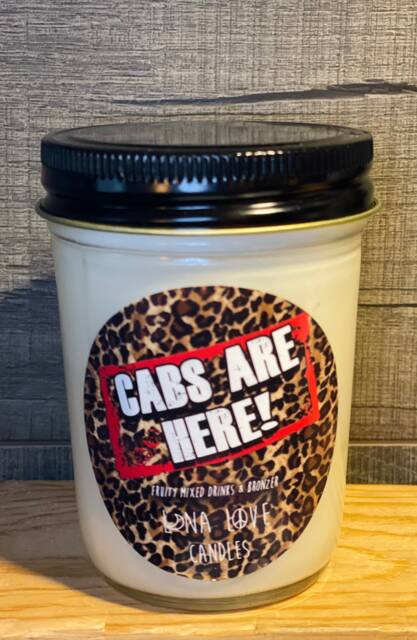 100% Soy Cabs Are Here Scented Candle