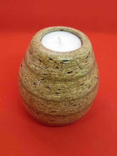 "Torched Tea Light Holder ""Mdf 01" - image 1