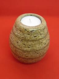 "Torched Tea Light Holder ""Mdf 01" - thumbnail 1