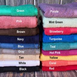 Personalized Horse Bath Towel, Appliqued Silhouette, Equestrian Gift - thumbnail 4
