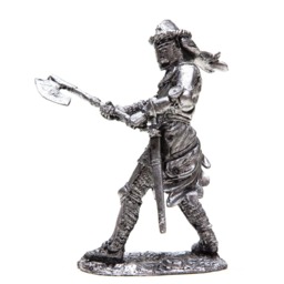 Tin 54mm Figurine German Knight 14Th Century - thumbnail 4