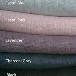 Black Linen Pillowcase in Queen, King - thumbnail 3