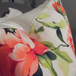 Pink.green Garden Floral.pillow Cover.spring Pillows.summer Pillow.nursery Pillow.slipcover.toss Pillow.throw Pillow.accent Pillow - thumbnail 3
