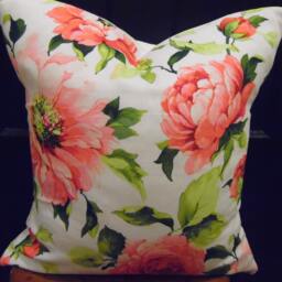 Pink.green Garden Floral.pillow Cover.spring Pillows.summer Pillow.nursery Pillow.slipcover.toss Pillow.throw Pillow.accent Pillow - thumbnail 2