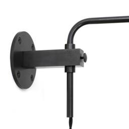 Minimalist Black Steel Wall Lamp Modern Potence Sconce - thumbnail 2