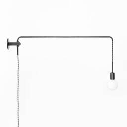 Minimalist Black Steel Wall Lamp Modern Potence Sconce