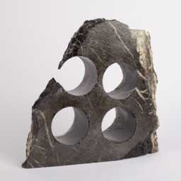 Handmade Alexandrette Marble Wine Bottle Holder Unique Rack - thumbnail 4