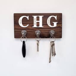 Personalised Initial Key Hook And/Or Dog Lead - thumbnail 3