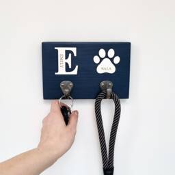 Personalised Initial Key Hook And/Or Dog Lead