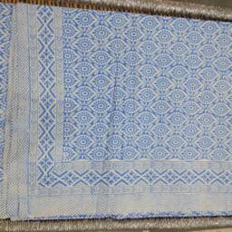 "Hand Block Print Cotton Bed Sheet Indian Bedspread Throw - 90""x108" - thumbnail 3