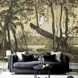Nature Of South America Removable Wallpaper, Peel & Stick Tropical Wall Mural, Sketch Art, Tropical Wallpaper, Jungle Classic #68 - thumbnail 2
