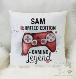 Personalised Gaming Cushion - Limited Edition - thumbnail 1