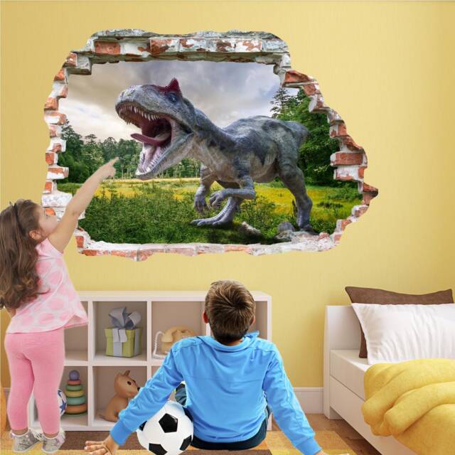 Dinosaur Wall Sticker Mural Decal Print Art Kids Bedroom Decor Az5 - image 1
