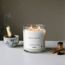 Palo Santo All Natural Essential Oil Candle - Modern - thumbnail 1