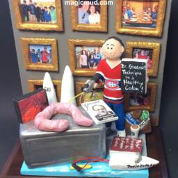 Podiatrist's Custom Made Figurine, Personalized Foot Doctor's Gift - Podiatrist Graduation Surgeon Dr - thumbnail 4