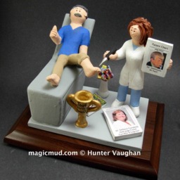 Podiatrist's Custom Made Figurine, Personalized Foot Doctor's Gift - Podiatrist Graduation Surgeon Dr - thumbnail 3
