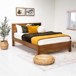 Handmade Wooden Bed - Model 03 - thumbnail 1