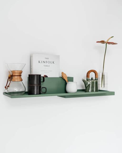 Wall Shelf - Duplex Puikdesign Book Shelf Shelves Modular Design Steel Stainless Wall Decoration - image 1