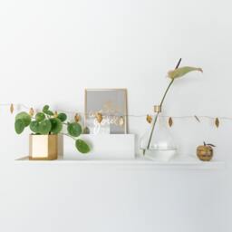 Wall Shelf - Duplex Puikdesign Book Shelf Shelves Modular Design Steel Stainless Wall Decoration - thumbnail 2