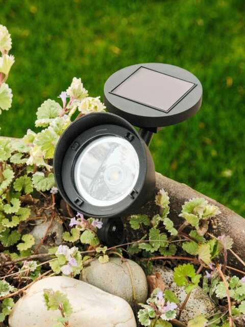 Individual Solar Spot Light Eco Outdoor Home Driveway Garden Single Or Set Of 2 - image 1