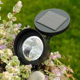 Individual Solar Spot Light Eco Outdoor Home Driveway Garden Single Or Set Of 2 - thumbnail 4