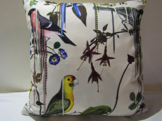 Designers Guild & Christian Lacroix Fabric Birds Sinfonia Jonc Cushion Cover - image 1
