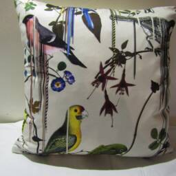 Designers Guild & Christian Lacroix Fabric Birds Sinfonia Jonc Cushion Cover - thumbnail 3